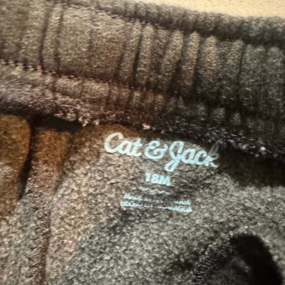Cat & Jack 18M Sweatpants Grey and Maroon Bundle - Picture 3 of 5